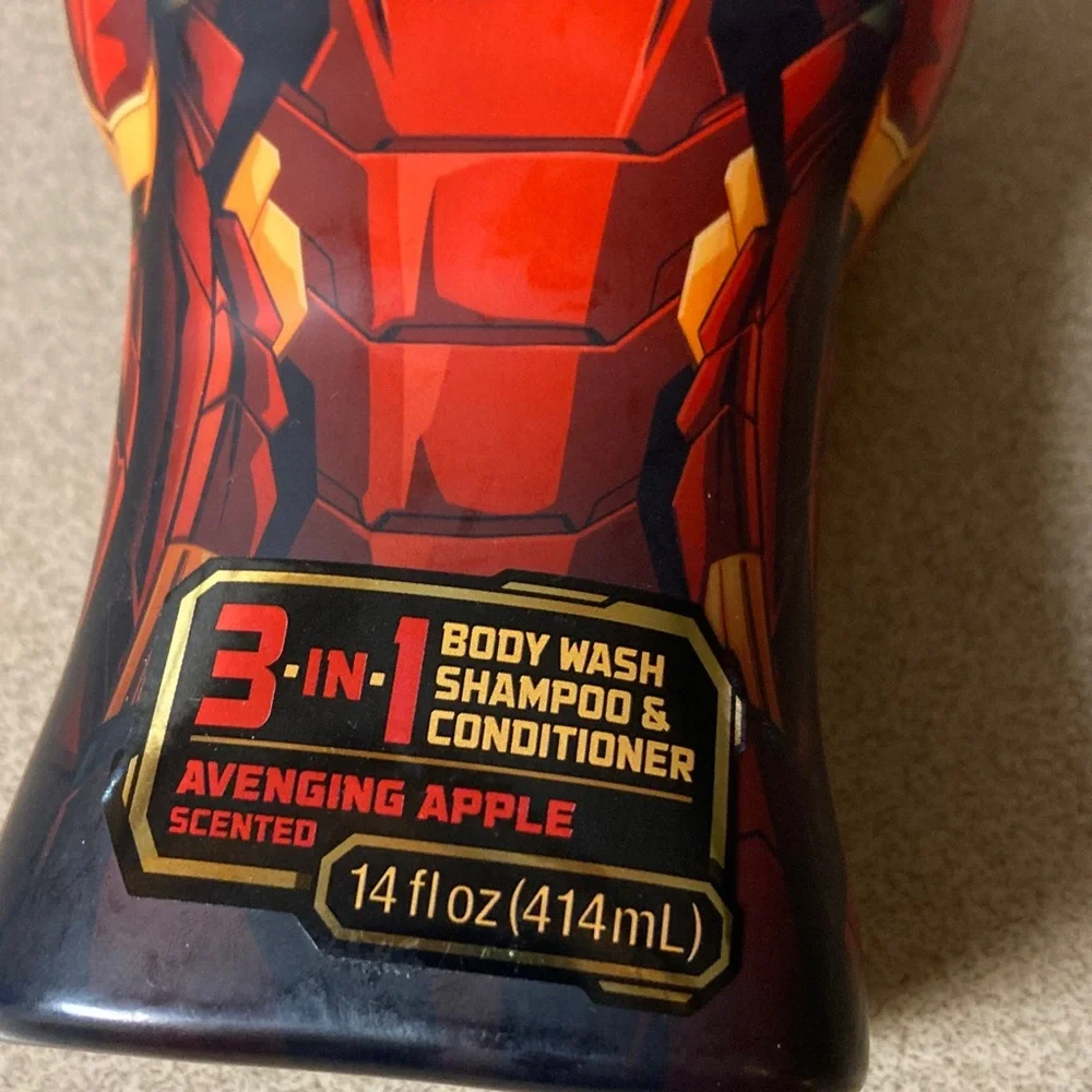 Marvel Red and Yellow 3-in-1 Body Wash, Shampoo & Conditioner